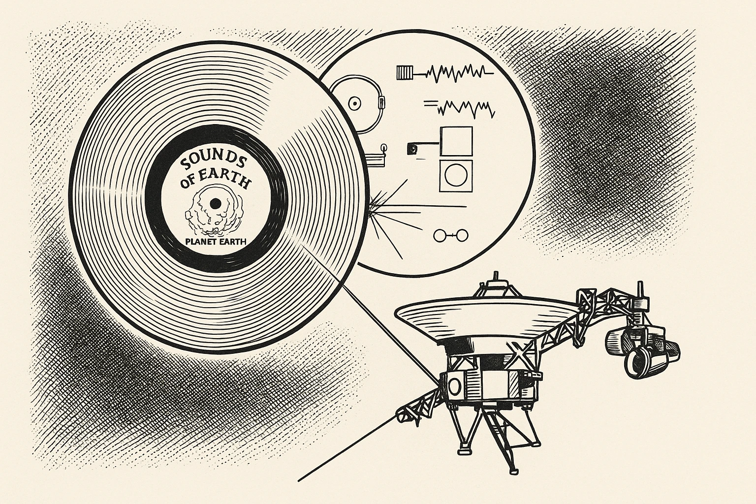 Uma voz humana que fala ao Universo. A fascinante viagem das sondas Voyager.