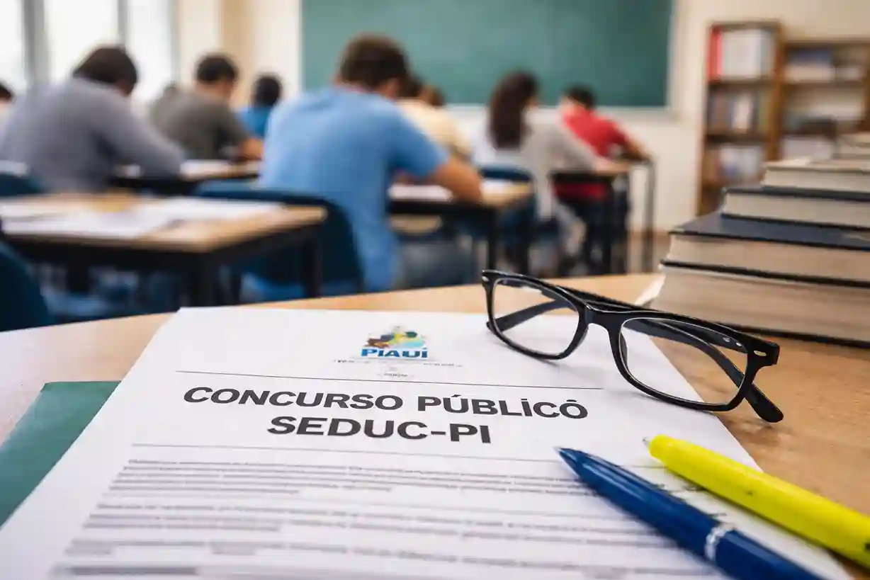 Concurso da SEDUC-PI abre seleção para Professor SL I com provas em 16 cidades
