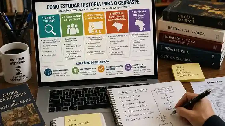 Como dominar a prova de História do Cebraspe: tendências e estratégias em 5 passos